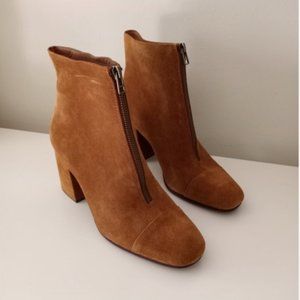 The Amalia Zip Boot in Suede